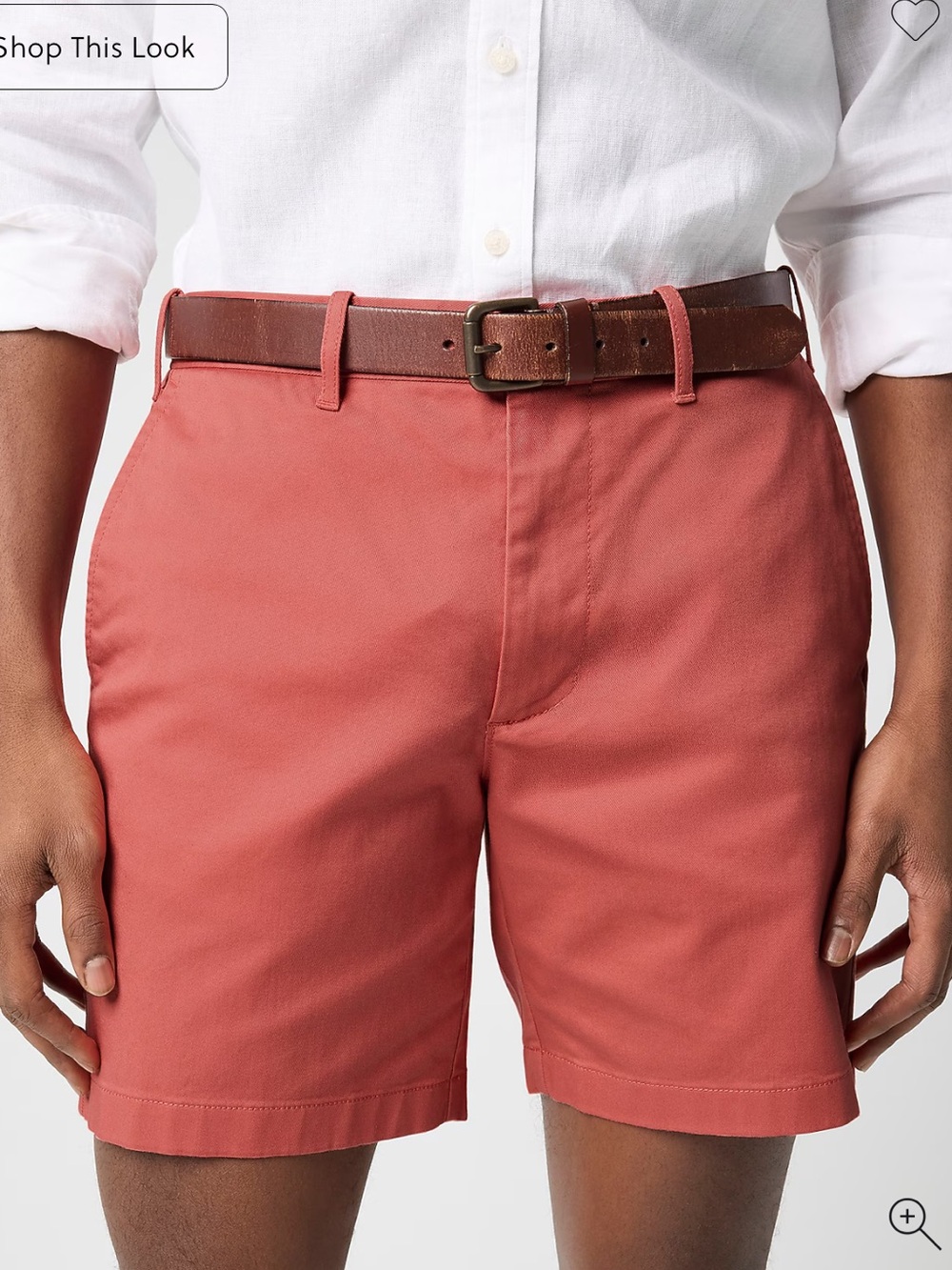 J. Crew Mercantile  7" Flex Chino Short 30 in Seasoned Red Preppy Summer Resort